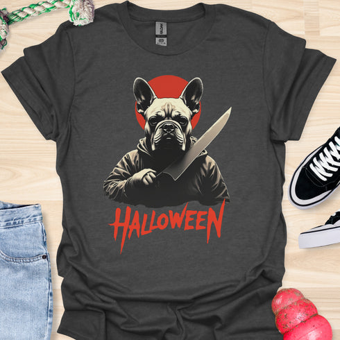 Halloween - V7 - Japanese Frenchie Assassin T-Shirt